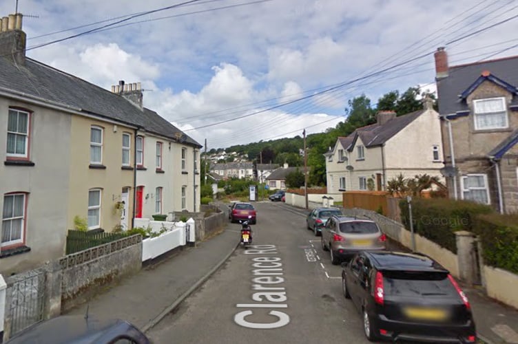 A disabled parking bay could be removed from Clarence Road near its junction with Tewington Place in St Austell. Picture: Google