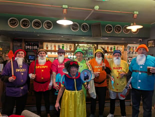 Oldest gig crew stage its annual fancy dress fundraiser