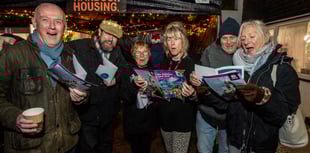 Community spirit shines at service