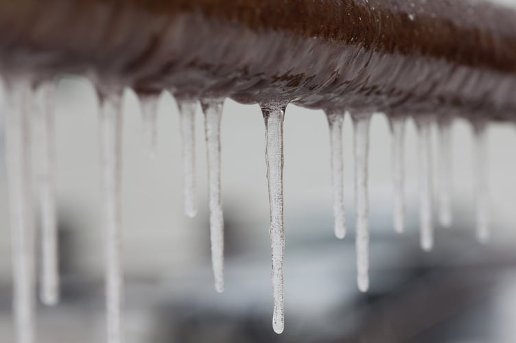 Avoid frozen pipes and leaks using tips provided by South West Water as temperatures drop across the region. (Picture: South West Water)