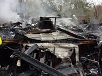 Trispen mother's "heartbreak" at Christmas caravan fire