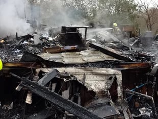 Trispen mother's "heartbreak" at Christmas caravan fire
