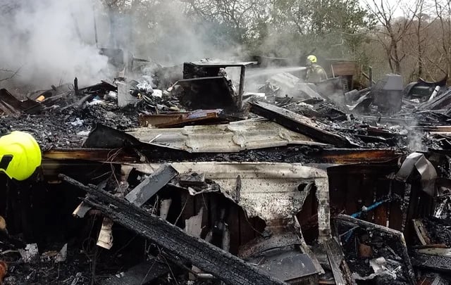 Trispen mother's "heartbreak" at Christmas caravan fire