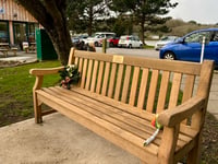 Memorial bench unveiled in Truro park