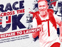 Naval families set to benefit from Race Across the UK challenge