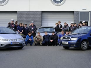 Police donate seized cars to automotive department of local college