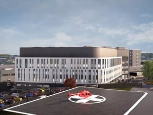 Change of vehicular access at the front of Derriford Hospital