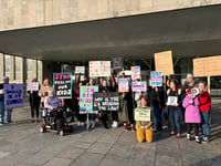 SEND parents protest Cornwall Council ahead of monthly meeting