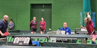 Florescu flourishes at Cornwall Closed Table Tennis Championships