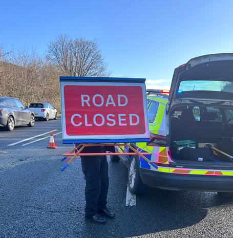The eastbound carriageway of the A38 was currently closed following a road traffic collision near Liskeard
