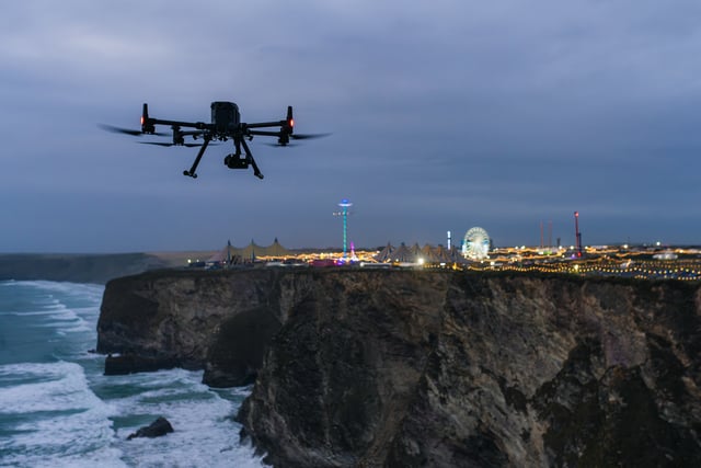 Drones used to monitor huge crowds at Boardmasters last summer