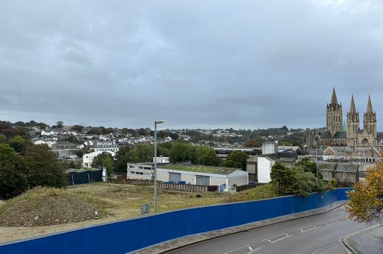 Some of the area that\'s been cleared to make way for the Pydar development (Pic: Lee Trewhela / LDRS)