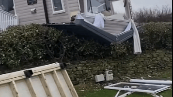 Holiday park described as 'war zone' in wake of 'tornado'