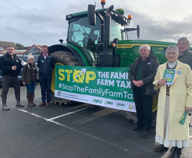 Local farmers hold NFU Day of Unity garnering public support