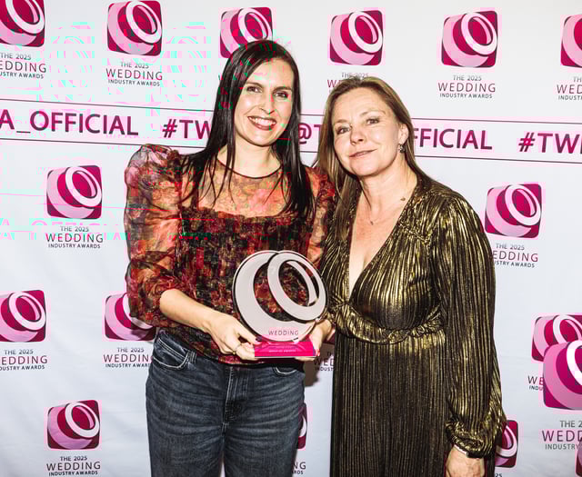 Wedding venue has plenty to celebrate after winning national award