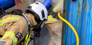 Drama as bedbound person rescued from blazing property