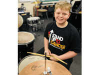 Jack’s ‘Drumathon’ in aid of the Sunrise Appeal