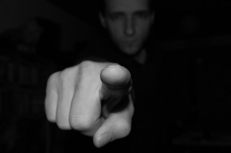 Index finger pointing