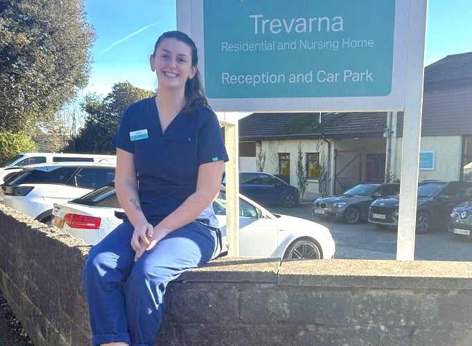 Vicky Taylor works at Trevarna Residential and Nursing Home in St Austell.