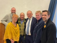 Lib Dem leader rallies the troops during visit ahead of the election