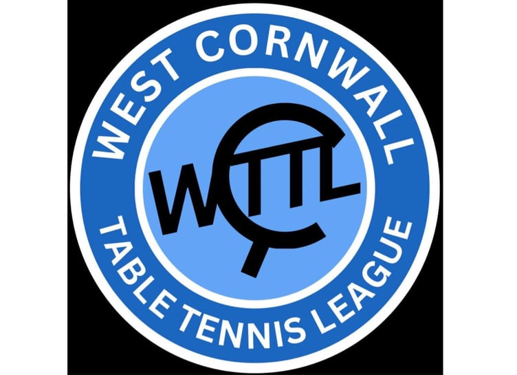 West Cornwall Table Tennis League logo.