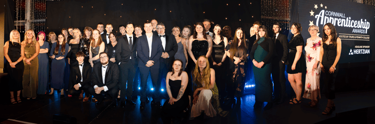 All winners and nominees of the Cornwall Apprenticeship Awards