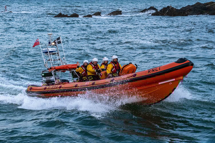 Fowey will be having an inshore Atlantic class lifeboat like this one based in Looe. Picture: Ian Foster/RNLI