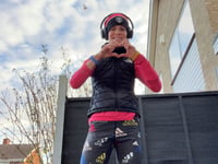 Turned to running and military charity for support