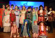 Polgooth Pantomime Players performing Peter Panto