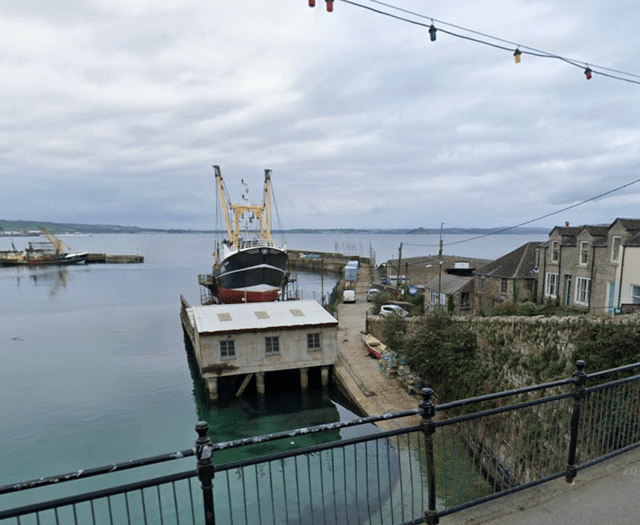 Fire service remove hazardous substance found near beach in Newlyn
