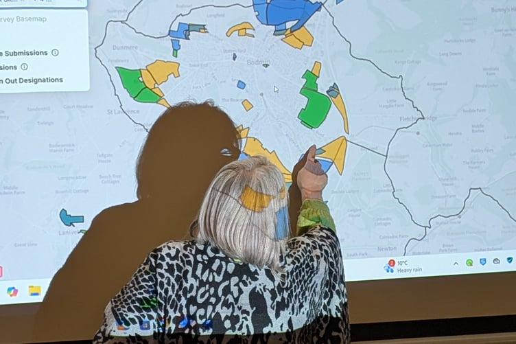 Cllr Liz Ahearn, the mayor of Bodmin leading discussions on the allocations proposed for the Bodmin area. (Picture: Aaron Greenaway)
