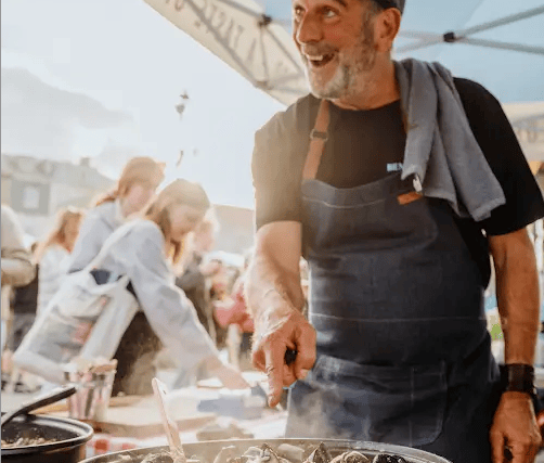 New food festival featuring celebrity chef being served up