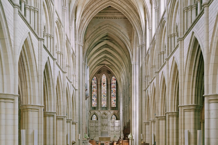 Truro Cathedral shot by Peter Marlow