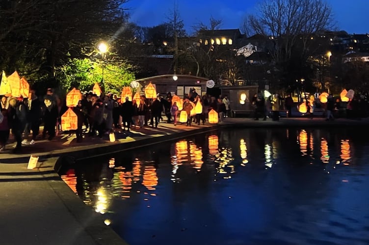 Helston Lantern Parade.