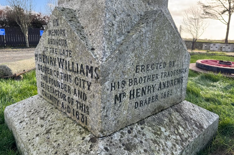 The Henry Williams memorial inscription