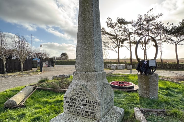 The Henry Williams memorial on display at Dairyland 
