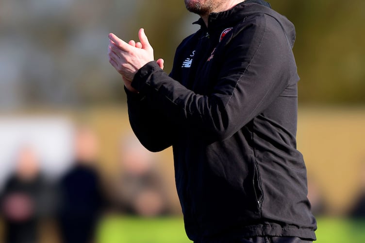 Stewart Yetton, Assistant Manager of Truro City during the National League South match between Truro City and Slough Town at Truro City Stadium on 22 February 2025 Photo: Jack Tyler/PPAUK