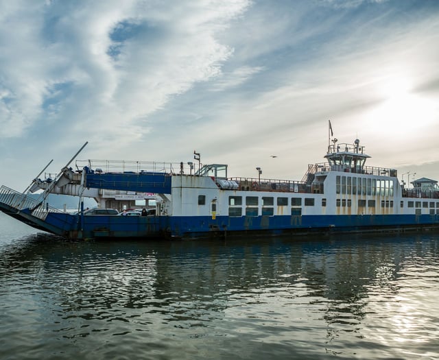 Delayed departure for Torpoint ferry heading for its latest refit