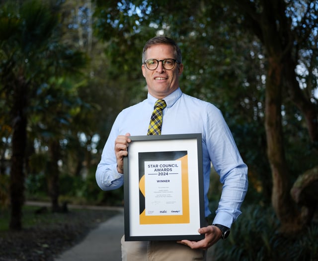 Celebrated as town clerk of the year