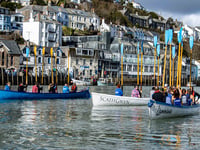 Oars of Thunder return to Looe to a heroes welcome