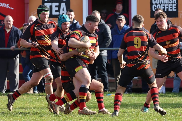 Saltash No.8 Ryan Rayor.