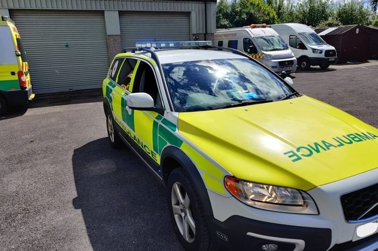 Police are appealing for information after a pedestrian was injured in a collision in St Austell in the early hours of Saturday