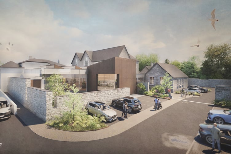 Basset Community Hub External View-North West Corner.