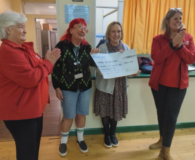 Women's institute helps helicopter lifesaving charity in its mission