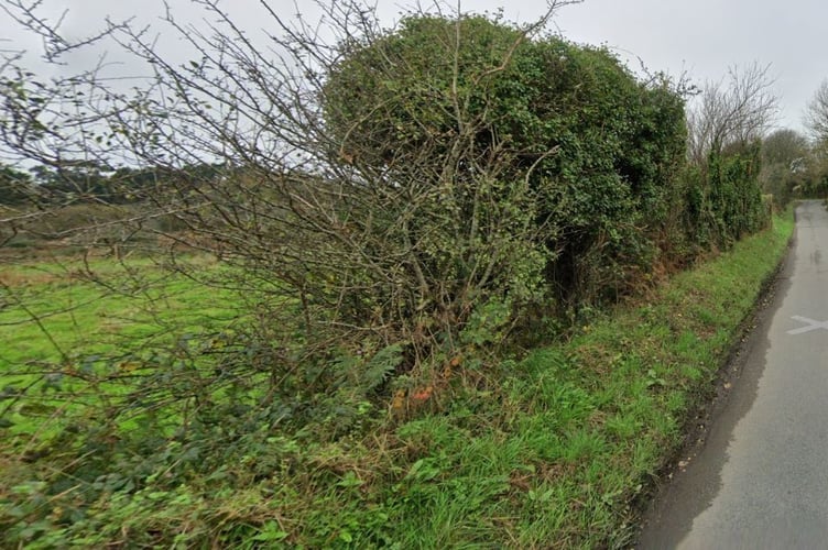 The country road from Porkellis to Halwin where the speed limit could be increased from 30mph to 60mph.