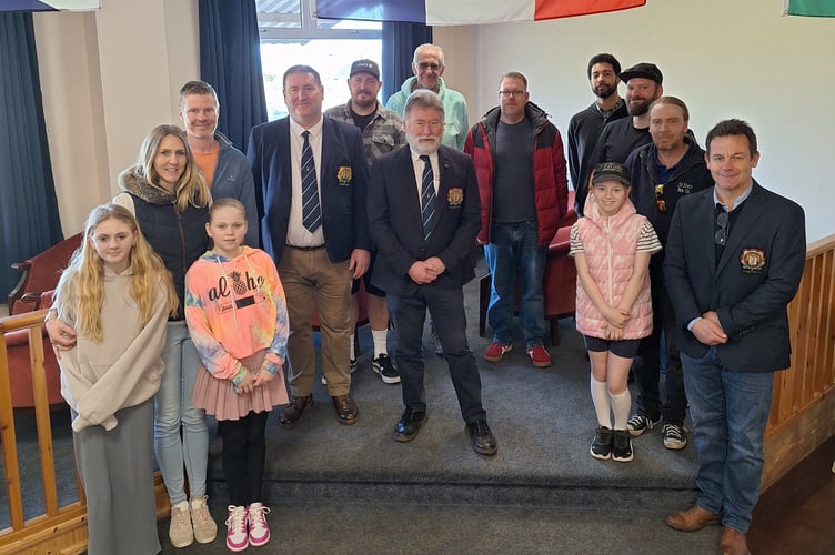 St Ives RFC Group Sponsors Photo.