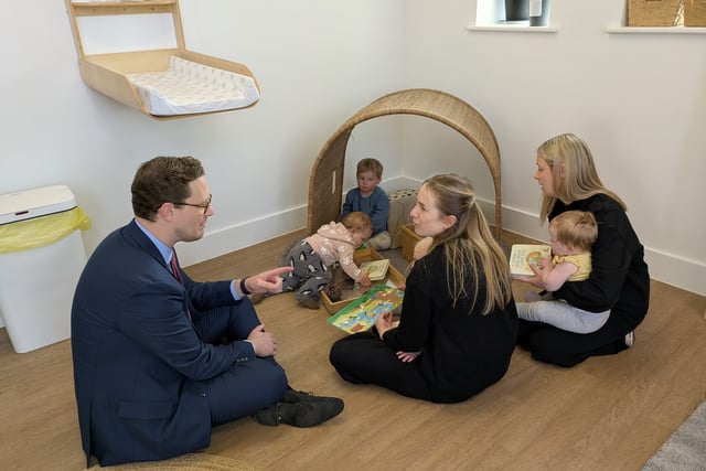 Ministers visit nursery on fact-finding mission 