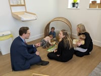Ministers visit nursery on  fact-finding mission 