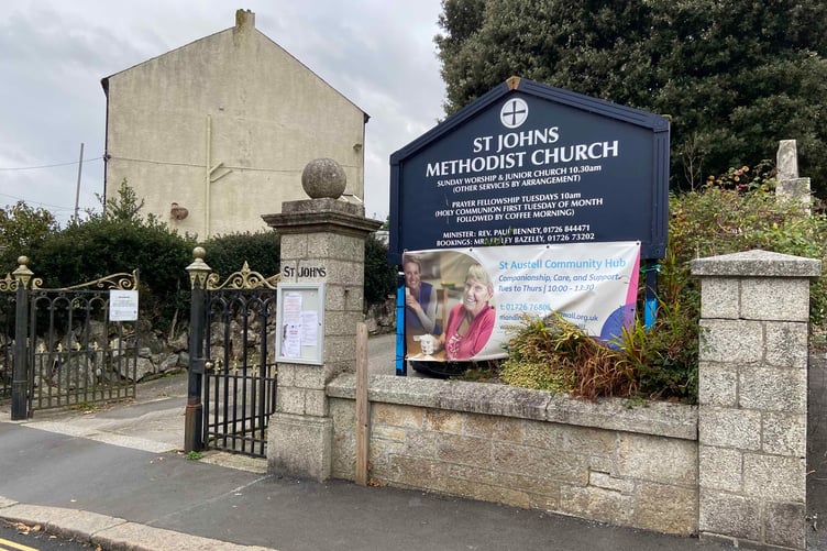 The concert is being staged at St John’s Methodist Church in St Austell. Picture: Andrew Townsend