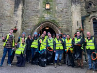Mucking in with community clean-up